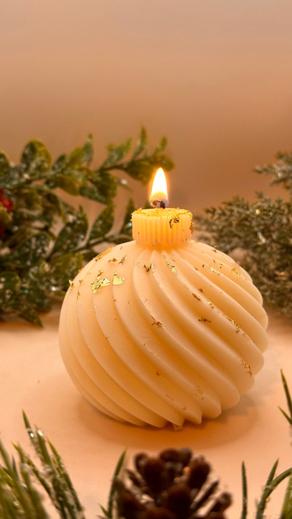 ✨Bola de Nieve con Pan de Oro