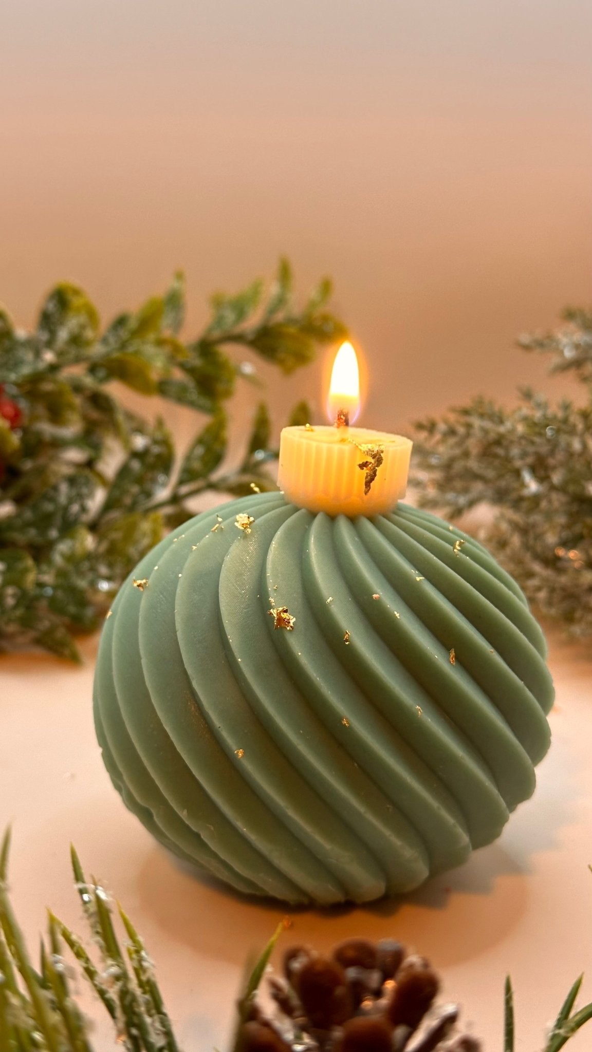 ✨Bola de Nieve con Pan de Oro