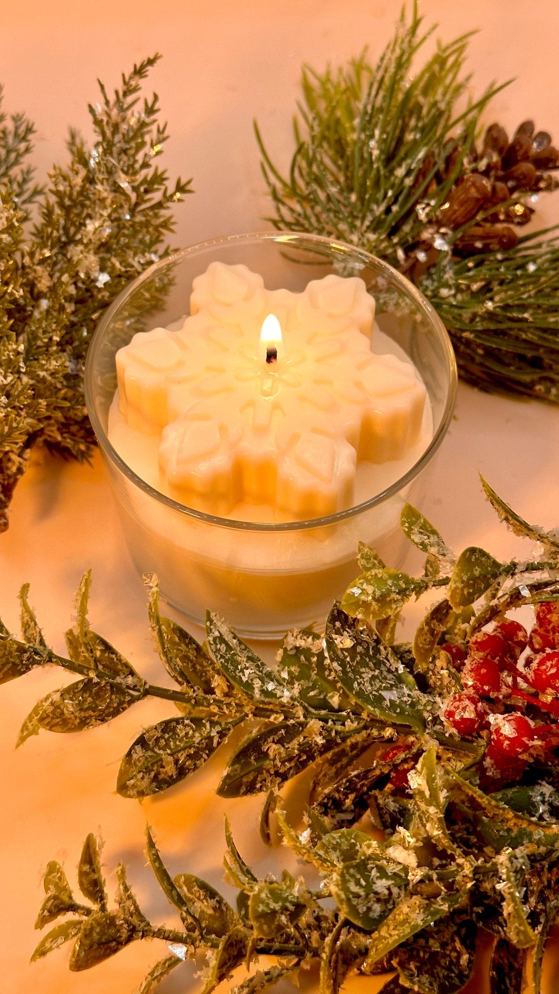 ❄️ Copos de Nieve en Tarro