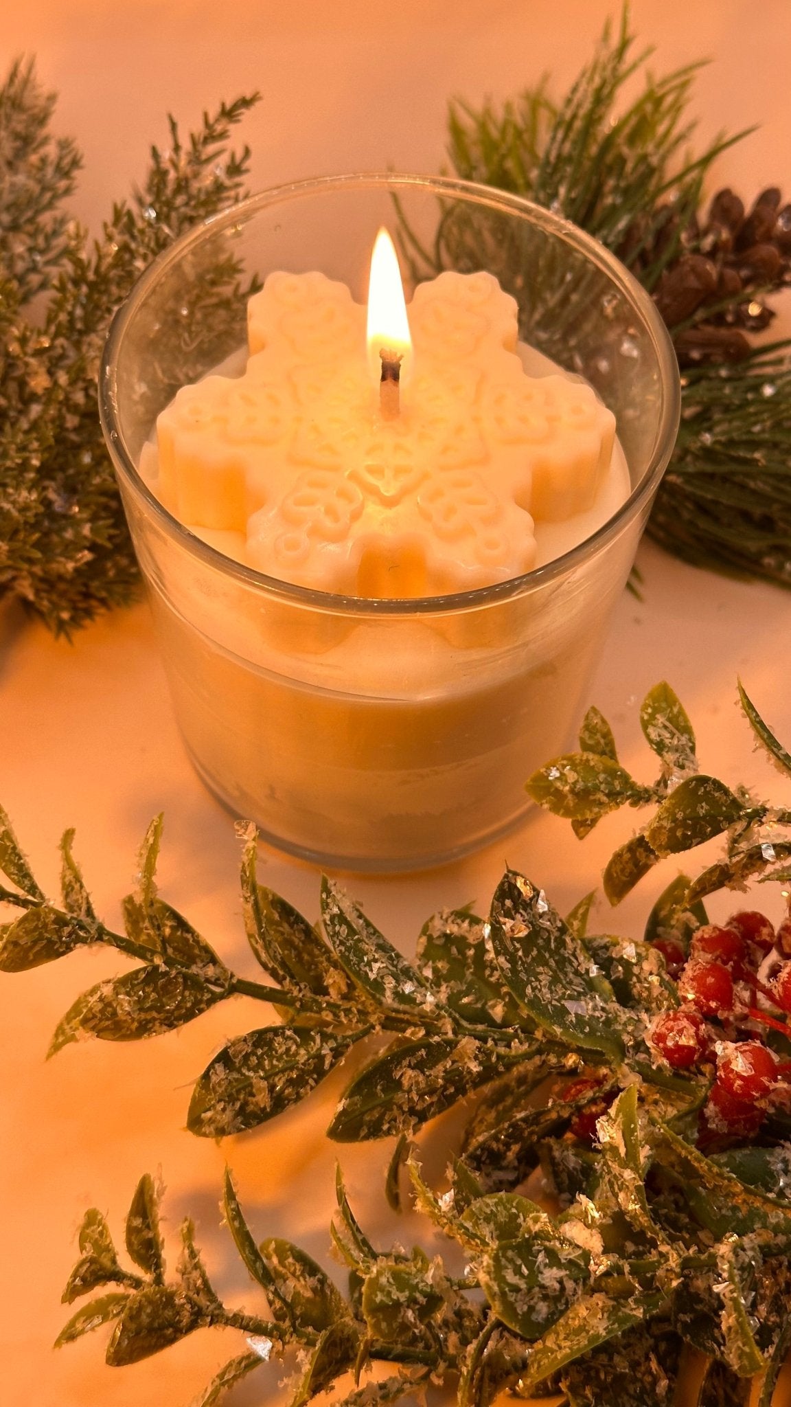 ❄️ Copos de Nieve en Tarro