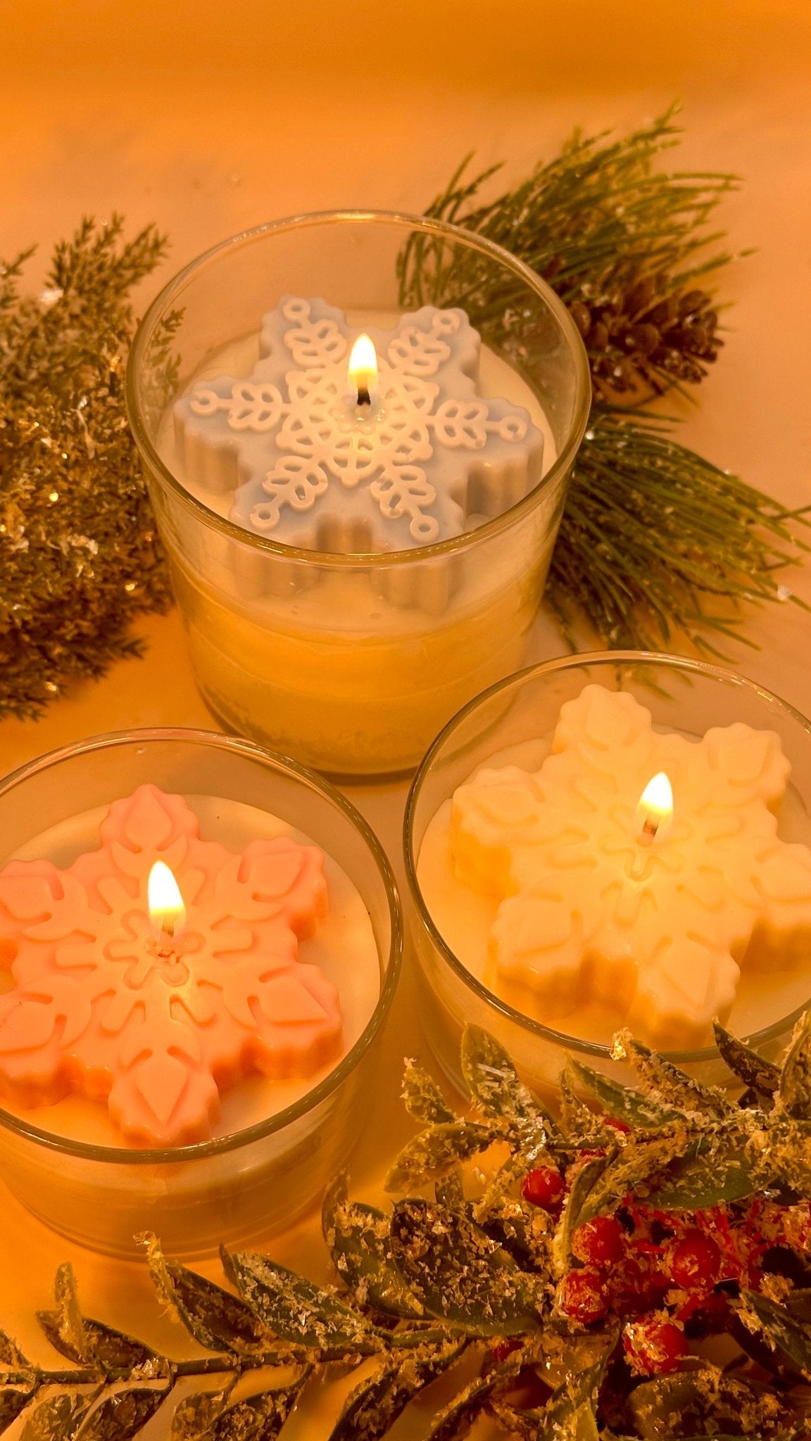 ❄️ Copos de Nieve en Tarro