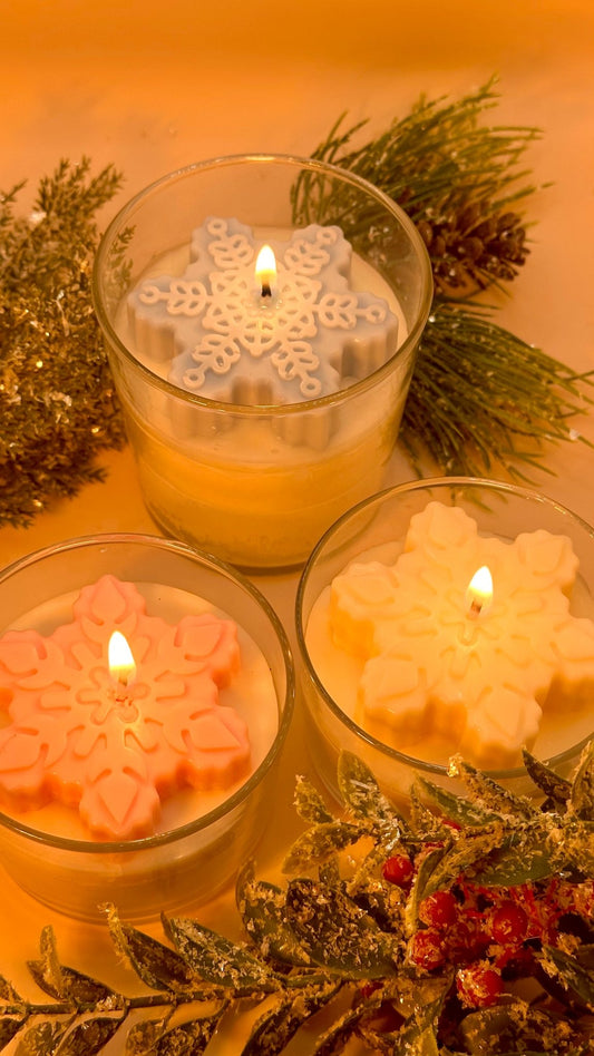 ❄️ Copos de Nieve en Tarro