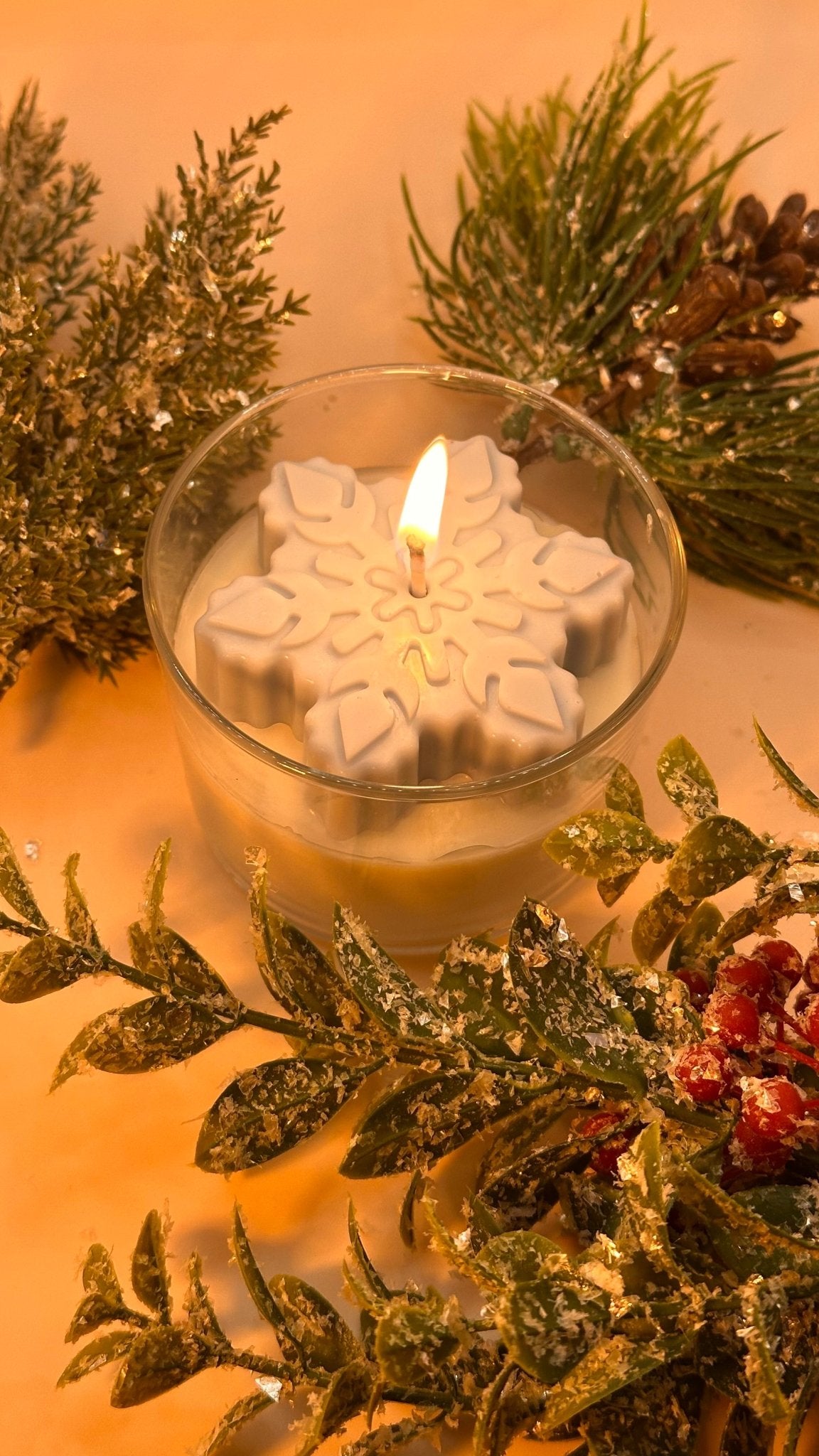 ❄️ Copos de Nieve en Tarro