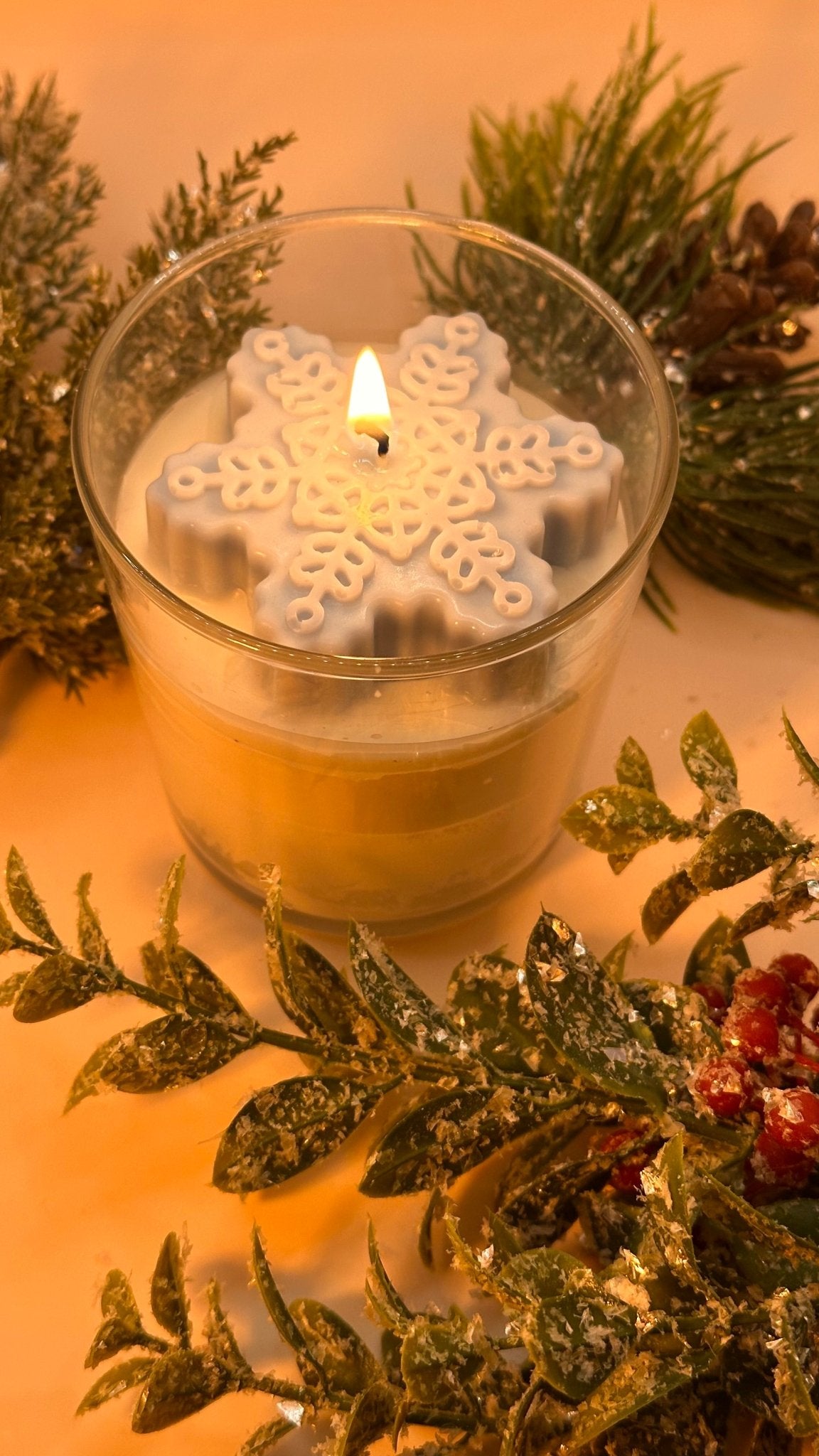 ❄️ Copos de Nieve en Tarro