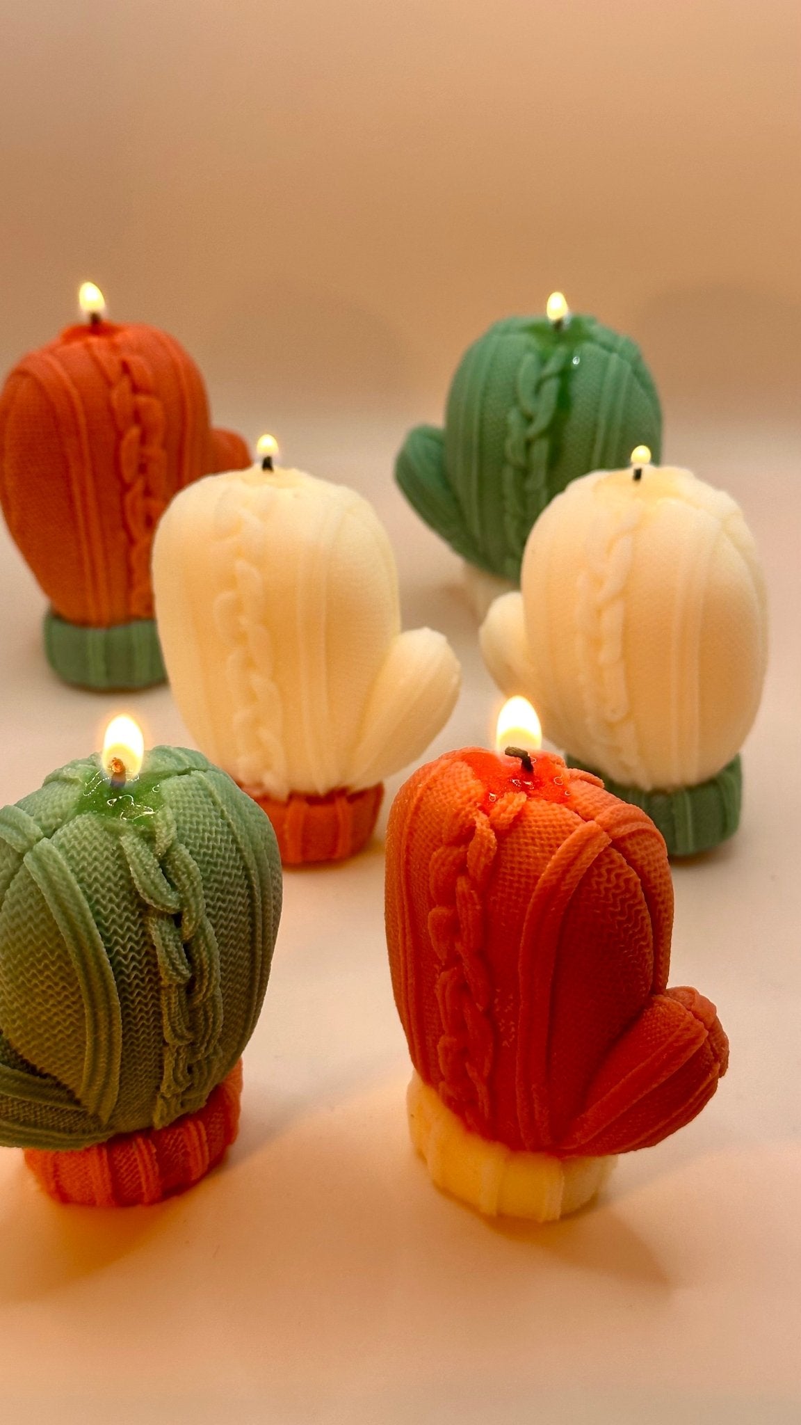 🧤 Pack 2 Velas Manoplas de Lana