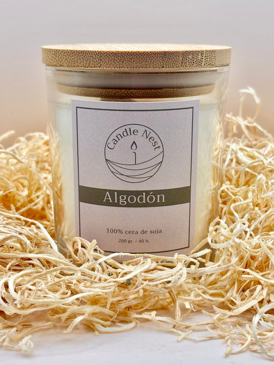 Vela de Soja Aroma Algodón