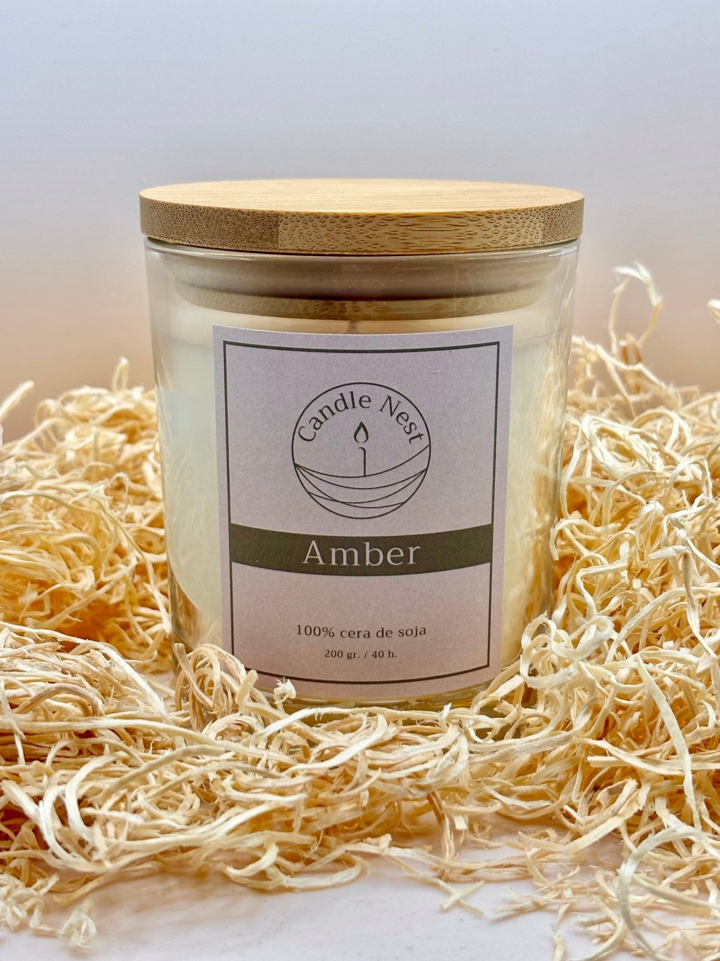 Vela de Soja Aroma Amber