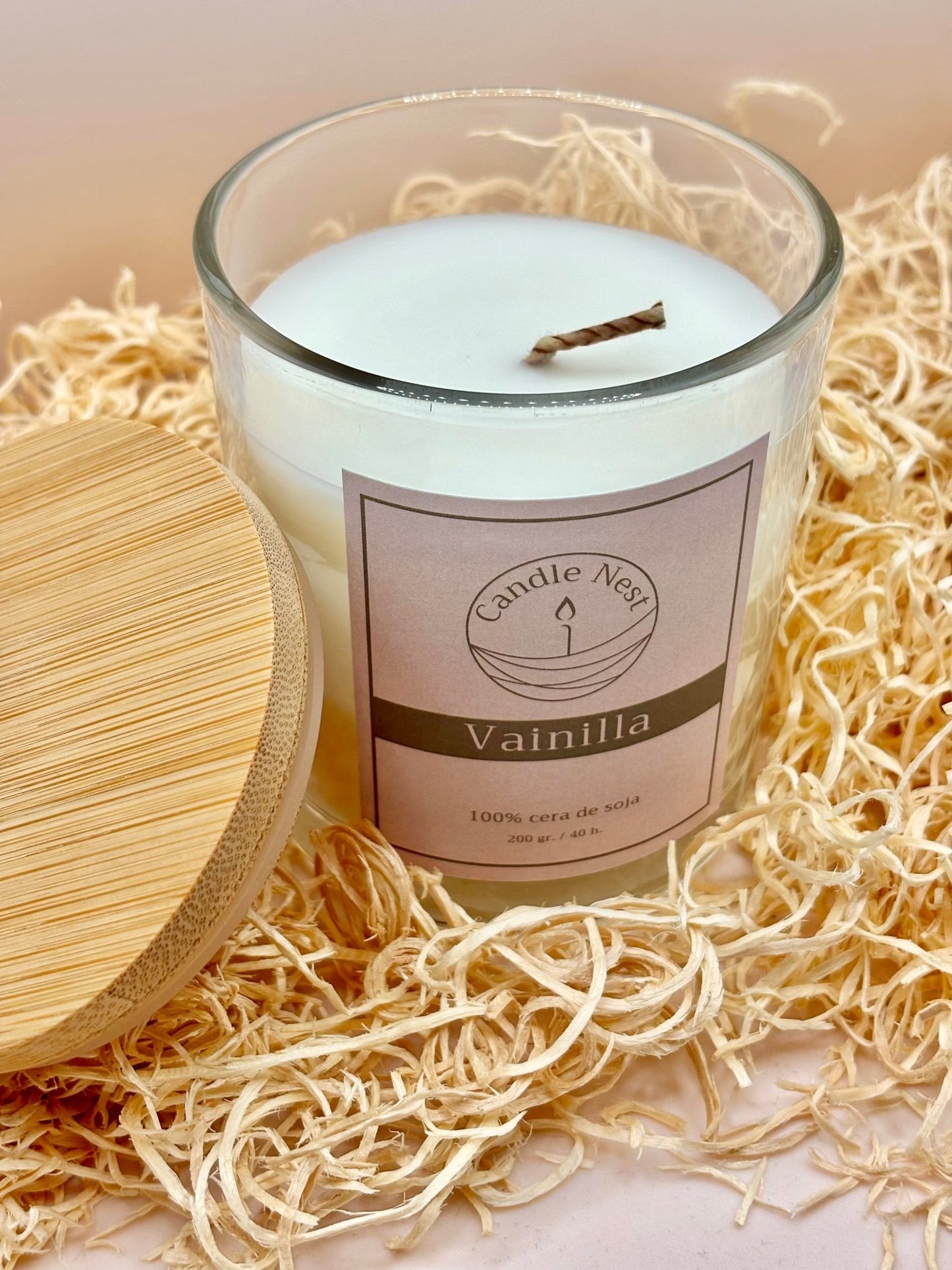 Vela de Soja Aroma Vainilla