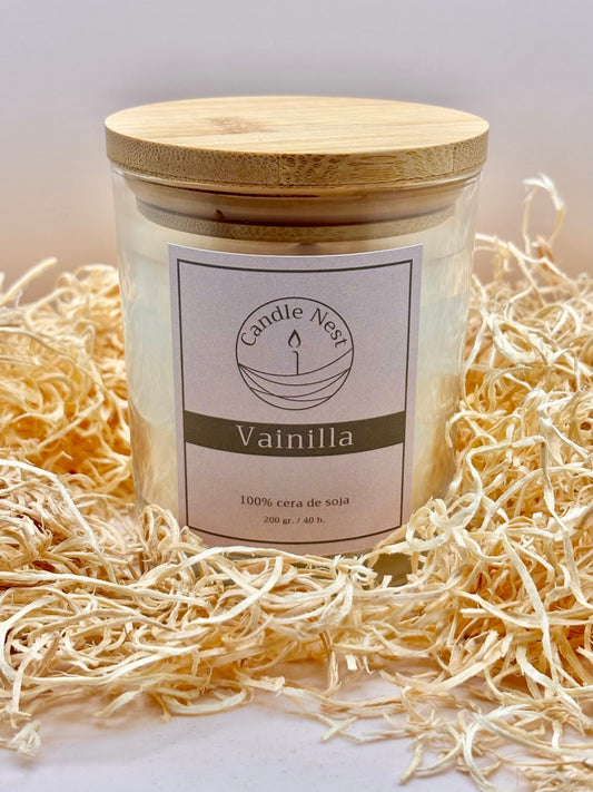 Vela de Soja Aroma Vainilla